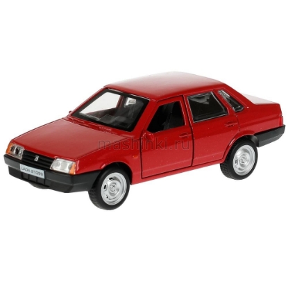 Изображение ТЕХНОПАРК ВАЗ-21099 LADA Спутник 12 см темно-красный