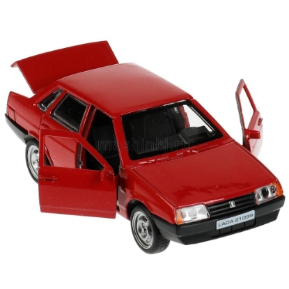 Изображение ТЕХНОПАРК ВАЗ-21099 LADA Спутник 12 см темно-красный
