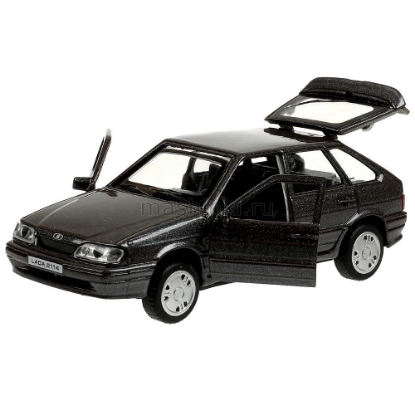 Изображение ТЕХНОПАРК ВАЗ-2114 LADA Samara 12 см темно-фиолетовый (баклажан)