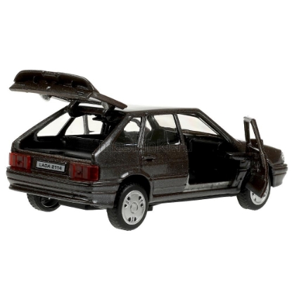 Изображение ТЕХНОПАРК ВАЗ-2114 LADA Samara 12 см темно-фиолетовый (баклажан)