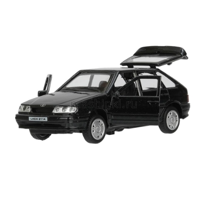 Изображение ТЕХНОПАРК ВАЗ-2114 LADA Samara 12 см (свет, звук) черный