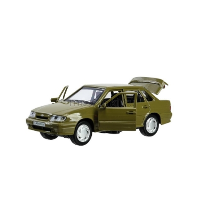 Изображение ТЕХНОПАРК ВАЗ-2115 LADA Samara 12 см серо-зеленый