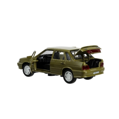 Изображение ТЕХНОПАРК ВАЗ-2115 LADA Samara 12 см серо-зеленый