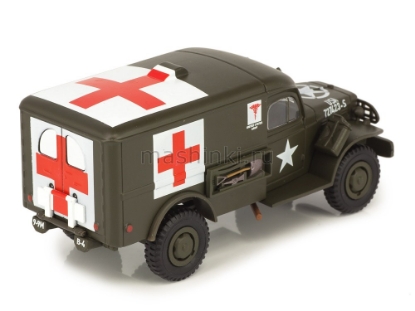 Изображение ATLAS 1/43 DODGE WC54 Military Ambulance 1945 green