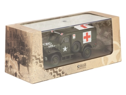 Изображение ATLAS 1/43 DODGE WC54 Military Ambulance 1945 green