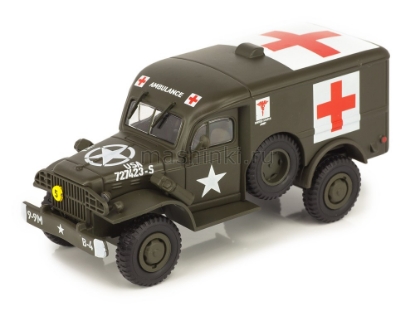 Изображение ATLAS 1/43 DODGE WC54 Military Ambulance 1945 green