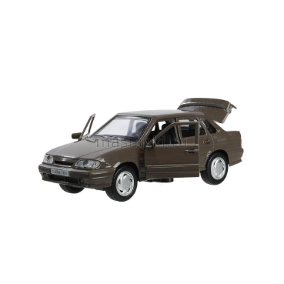 Изображение ТЕХНОПАРК ВАЗ-2115 САМАРА 12 см серебристо-коричневый