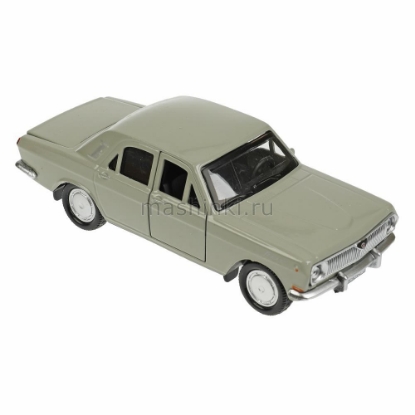 Изображение ТЕХНОПАРК ГАЗ-2401 ВОЛГА 12 см серый