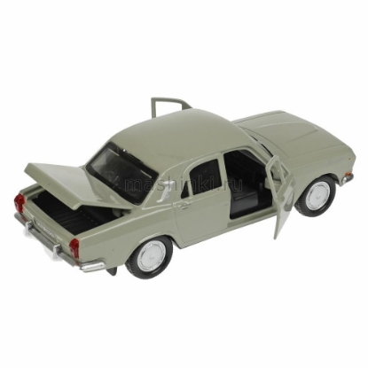 Изображение ТЕХНОПАРК ГАЗ-2401 ВОЛГА 12 см серый