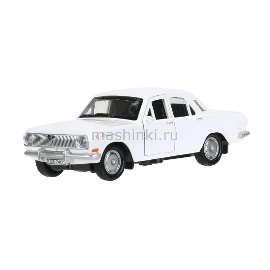 Изображение ТЕХНОПАРК ГАЗ-2401 ВОЛГА 12 см белый