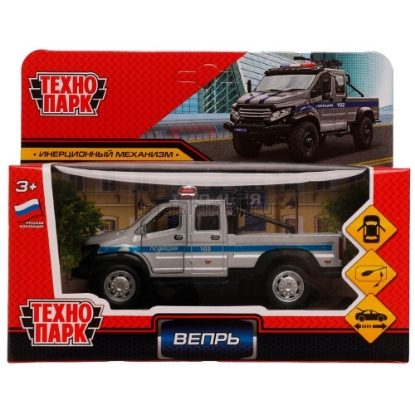 Изображение ТЕХНОПАРК ГАЗ Вепрь Полиция пушка 12,5 см серебристый