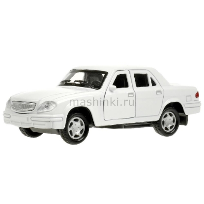 Изображение ТЕХНОПАРК ГАЗ-31105 ВОЛГА 12 см белый