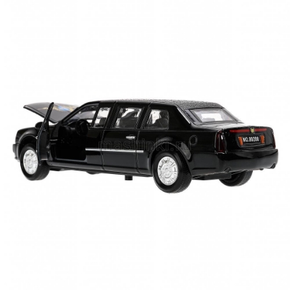 Изображение ТЕХНОПАРК Лимузин 18 см (свет, звук) металл. в ассорт. черный, белый