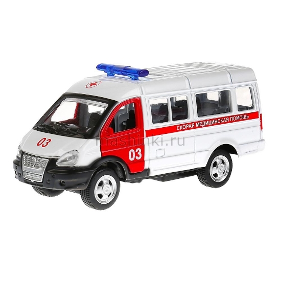 Изображение ТЕХНОПАРК ГАЗЕЛЬ Скорая медпомощь 12 см белый