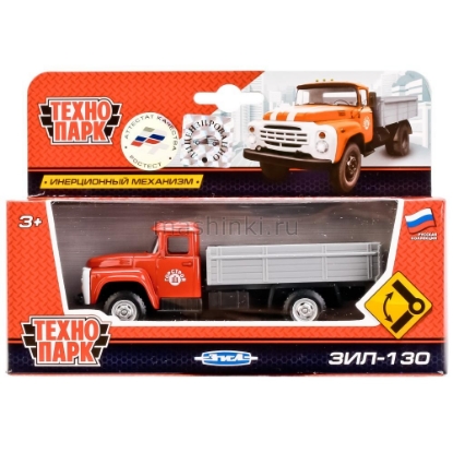 Изображение ТЕХНОПАРК ЗИЛ-130 подв. элемент красно-серый