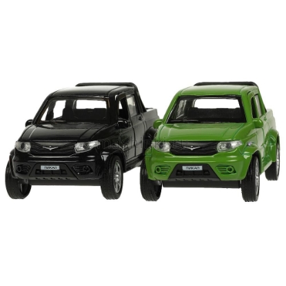 Изображение ТЕХНОПАРК УАЗ Патриот/Patriot пикап 12 см в ассорт. зеленый/черный  б/коробки