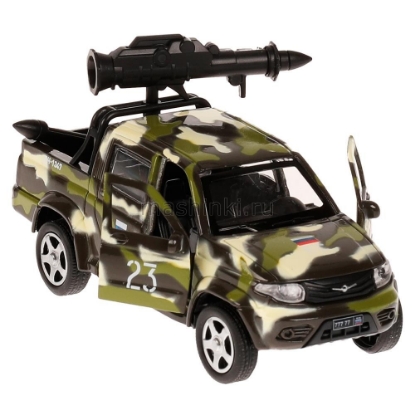 Изображение ТЕХНОПАРК УАЗ Патриот/Patriot пикап с пушкой 12 см камуфляж