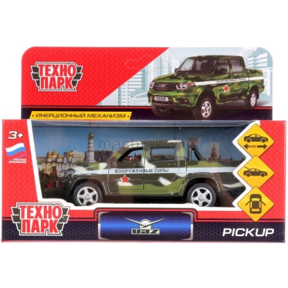 Изображение ТЕХНОПАРК УАЗ Патриот/Patriot пикап ВС 12 см камуфляж