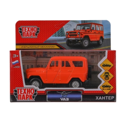 Изображение ТЕХНОПАРК УАЗ Хантер 12 см оранжевый