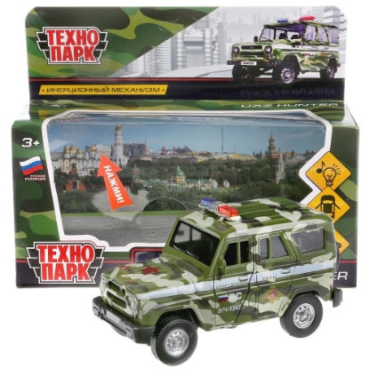 Изображение ТЕХНОПАРК УАЗ Хантер/Hunter ВС 12 см (свет, звук) камуфляж