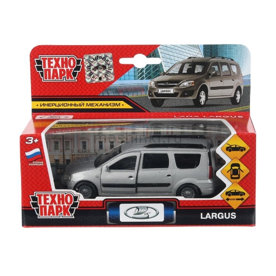 Изображение ТЕХНОПАРК LADA Largus 12 см серебристый
