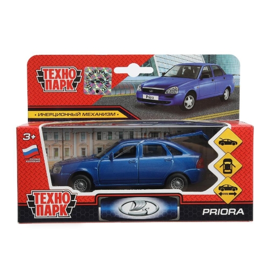 Изображение ТЕХНОПАРК LADA Priora хэтчбек 12 см синий