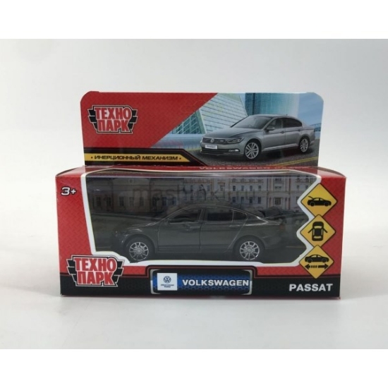 Изображение ТЕХНОПАРК VW Passat 12 см металл. темно-серый