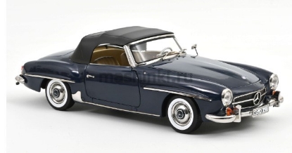 Изображение NOREV 1/18 MERCEDES-BENZ 190SL Cabriolet (W121) 1957 (4/4) middle blue