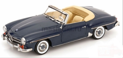 Изображение NOREV 1/18 MERCEDES-BENZ 190SL Cabriolet (W121) 1957 (4/4) middle blue
