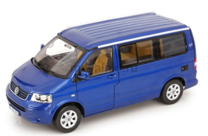 Изображение NOREV 1/18 VW T5 California 2005 (5/6) ravenna blue metallic