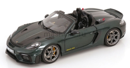 Изображение NOREV 1/18 PORSCHE 718 Spyder RS Weissach Pack (982) 2023 forest green metallic