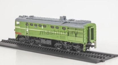 Изображение НАШИ ПОЕЗДА-28 1/87 Тепловоз 2ТЭ10Л зеленый
