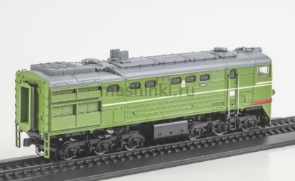 Изображение НАШИ ПОЕЗДА-28 1/87 Тепловоз 2ТЭ10Л зеленый