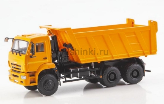 Изображение ПАО КАМАЗ 1/43 KAMAZ-6522 (рестайлинг) самосвал оранжевый