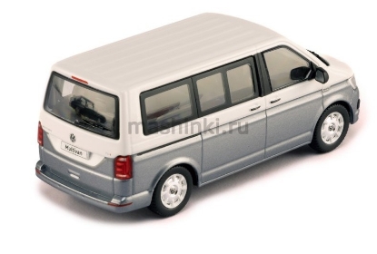 Изображение IXO 1/43 VW T6 Multivan 2017 white/grey metallic