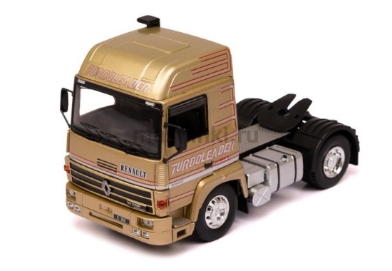 Изображение IXO 1/43 Седельный тягач RENAULT R390 Turboleader 1987 beige metallic