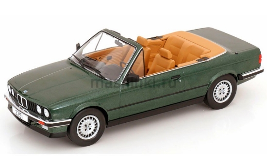 Изображение MODELCAR 1/18 BMW 325i (E30) Cabriolet 1985 (0/4) dark green metallic