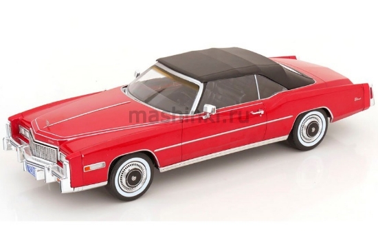 Изображение MODELCAR 1/18 CADILLAC Eldorado Convertible 1976 (0/4) red/black