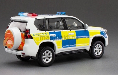 Изображение VITESSE 1/43 TOYOTA Land Cruiser Prado 4x4 HK Traffic New Territories South Region Police (полиция Южного региона Новых Территорий Гонконга) 2018
