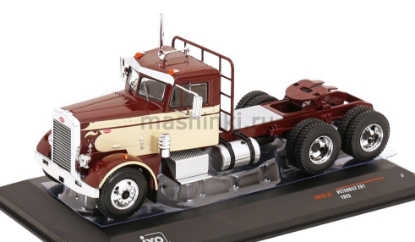 Изображение IXO 1/43 Седельный тягач PETERBILT 281 1955 dark brown/beige