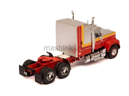 Изображение IXO 1/43 Седельный тягач MACK Superliner Magnum 1985 red/silver/yellow
