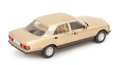 Изображение MODELCAR 1/18 MERCEDES-BENZ 500 SE S-class (W126) 1979 beige metallic