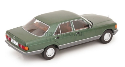 Изображение MODELCAR 1/18 MERCEDES-BENZ 280 SE S-class (W126) 1979 dark green metallic