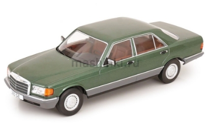 Изображение MODELCAR 1/18 MERCEDES-BENZ 280 SE S-class (W126) 1979 dark green metallic