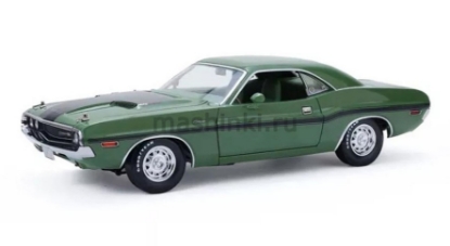 Изображение GREENLIGHT 1/18 DODGE Challenger R/T Hardtop 440 Hemi Mr. Norm’s F8 1970 green