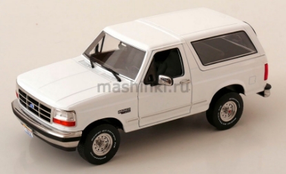 Изображение GREENLIGHT 1/18 FORD Bronco XLT 4х4 1993 oxford white