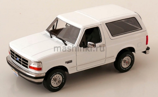 Изображение GREENLIGHT 1/18 FORD Bronco XLT 4х4 1993 oxford white