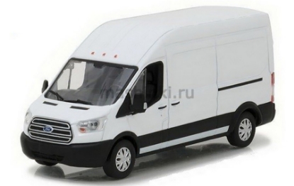 Изображение GREENLIGHT 1/43 FORD Transit Jumbo High Roof (высокая крыша) 2017 oxford white