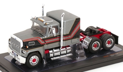 Изображение IXO 1/43 Седельный тягач FORD LTL-9000 1978 dark grey metallic/black/red