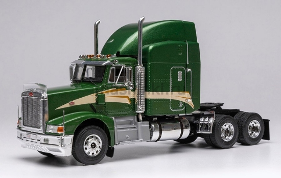 Изображение IXO 1/43 Седельный тягач PETERBILT 377 A/E 1998 green metallic/creme